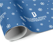Indiana State University Feiertag Geschenkpapier (Rolleneckpunkt)