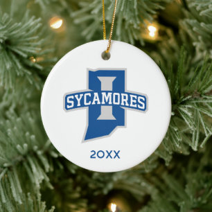 Indiana State University Feiertag Keramik Ornament
