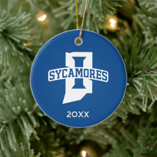 Indiana State University Feiertag Keramik Ornament