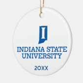 Indiana State University Feiertag Keramik Ornament (Links)