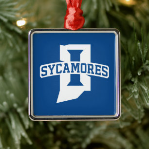 Indiana State University Feiertag Ornament Aus Metall