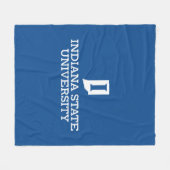 Indiana State University Fleecedecke (Vorderseite (Horizontal))