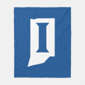 Indiana State University Fleecedecke (Vorderseite)