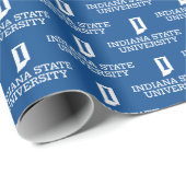 Indiana State University Geschenkpapier (Rolleneckpunkt)