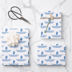 Indiana State University Geschenkpapier Set