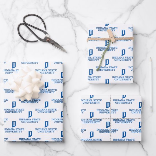 Indiana State University Geschenkpapier Set (Vorderseite)