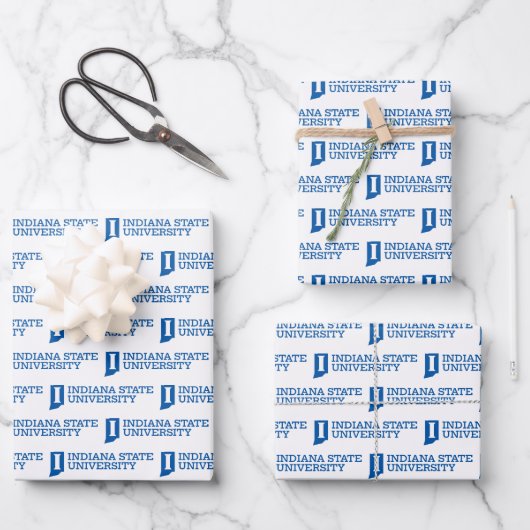 Indiana State University Geschenkpapier Set (Vorderseite)