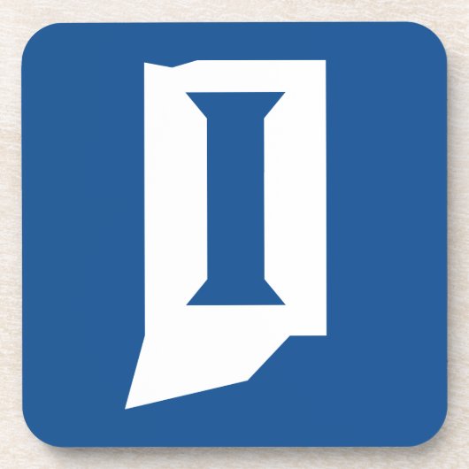 Indiana State University Getränkeuntersetzer (Vorderseite)