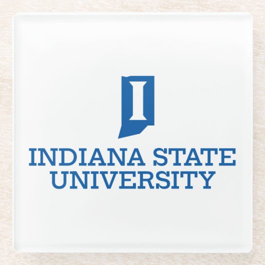 Indiana State University Glasuntersetzer (Vorderseite)