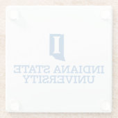 Indiana State University Glasuntersetzer (Rückseite)