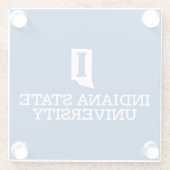 Indiana State University Glasuntersetzer (Rückseite)