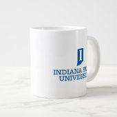 Indiana State University Jumbo-Tasse (Vorderseite Rechts)