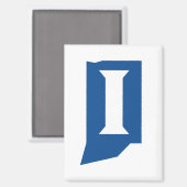 Indiana State University Magnet (Vorderseite/Rückseite)