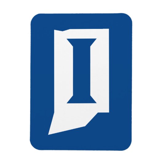 Indiana State University Magnet (Vertikal)