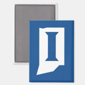 Indiana State University Magnet (Vorderseite/Rückseite)