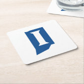 Indiana State University Rechteckiger Pappuntersetzer (angewinkelt)
