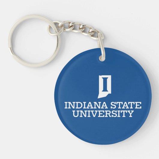 Indiana State University Schlüsselanhänger (Vorderseite)