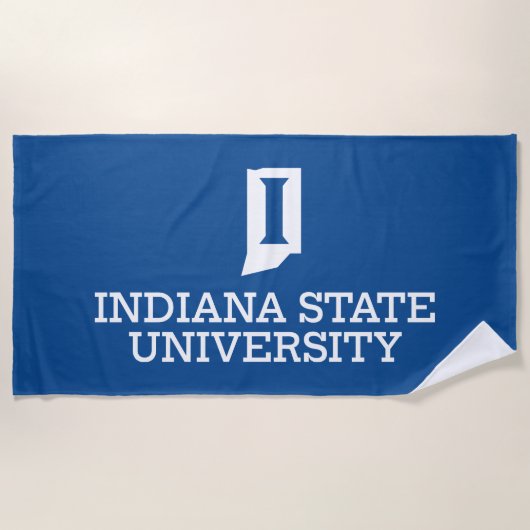 Indiana State University Strandtuch (Vorderseite)