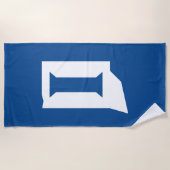 Indiana State University Strandtuch (Vorderseite)