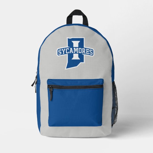 Indiana State University Sycamores Bedruckter Rucksack (Vorderseite)