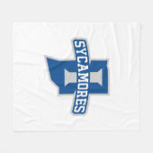 Indiana State University Sycamores Fleecedecke (Vorderseite (Horizontal))