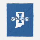 Indiana State University Sycamores Fleecedecke (Vorderseite)