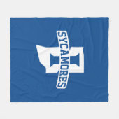 Indiana State University Sycamores Fleecedecke (Vorderseite (Horizontal))