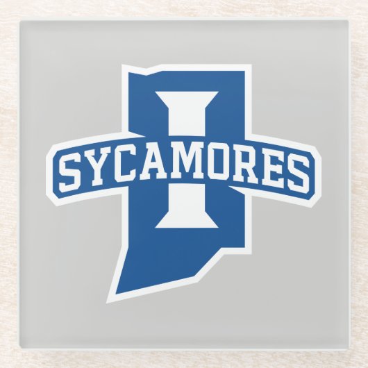 Indiana State University Sycamores Glasuntersetzer (Vorderseite)