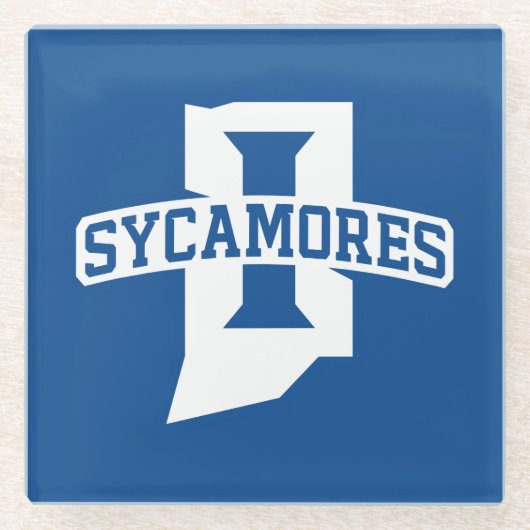Indiana State University Sycamores Glasuntersetzer (Vorderseite)