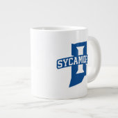 Indiana State University Sycamores Jumbo-Tasse (Vorderseite Rechts)