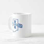 Indiana State University Sycamores Kaffeetasse (Vorderseite Links)