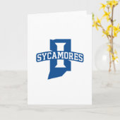 Indiana State University Sycamores Karte (Gelbe Blume)