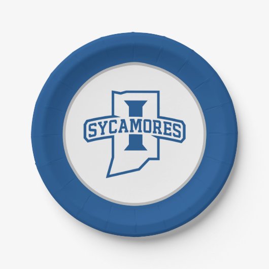 Indiana State University Sycamores Pappteller (Vorderseite)