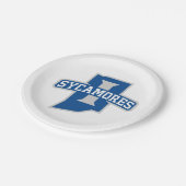 Indiana State University Sycamores Pappteller (Schrägansicht)