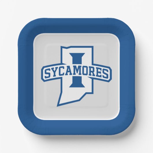 Indiana State University Sycamores Pappteller (Vorderseite)