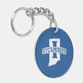 Indiana State University Sycamores Schlüsselanhänger (Vorderseite links)