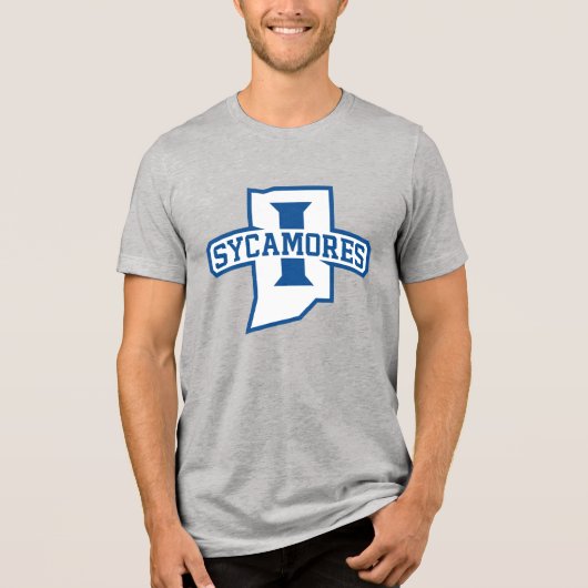 Indiana State University Sycamores Tri-Blend Shirt (Vorderseite)