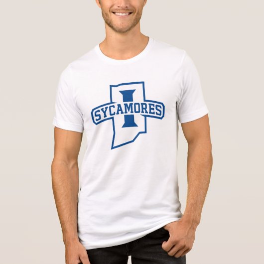 Indiana State University Sycamores Tri-Blend Shirt (Vorderseite)