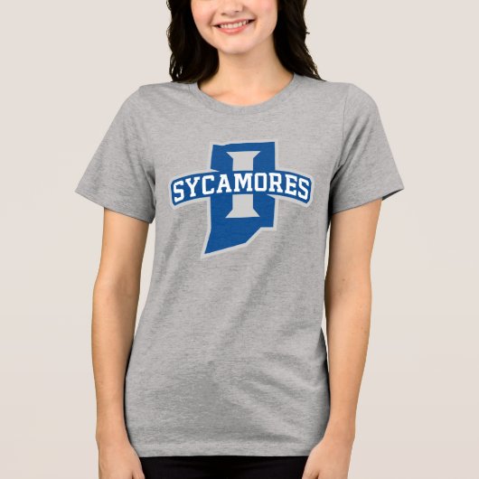 Indiana State University Sycamores Tri-Blend Shirt (Vorderseite)