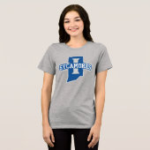 Indiana State University Sycamores Tri-Blend Shirt (Vorderseite voll)