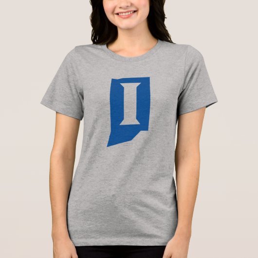 Indiana State University Tri-Blend Shirt (Vorderseite)