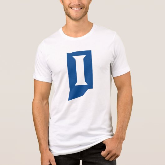 Indiana State University Tri-Blend Shirt (Vorderseite)