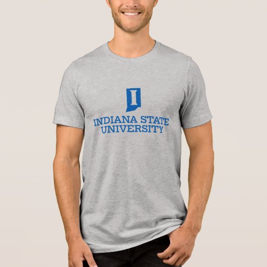 Indiana State University Tri-Blend Shirt (Vorderseite)