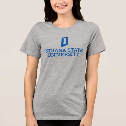 Indiana State University Tri-Blend Shirt (Vorderseite)
