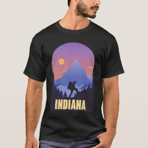 Indiana State USA Wandertrip Souvenir T-Shirt