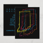 Indiana Stolz Einladung (Vorne/Hinten)