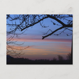 Indiana Sunset Postkarte