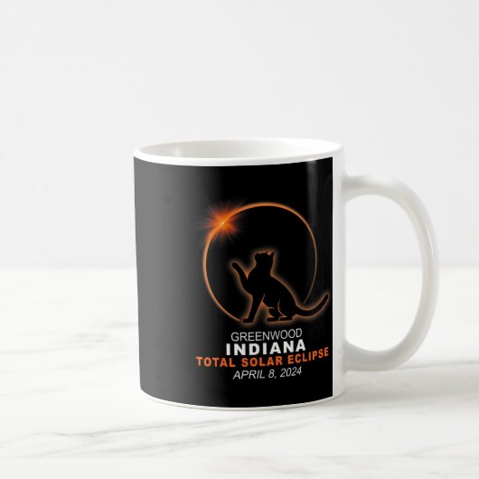 Indiana Total Solar Eclipse 2024 1 Kaffeetasse (Rechts)