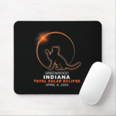 Indiana Total Solar Eclipse 2024 1 Mousepad (Mit Mouse)