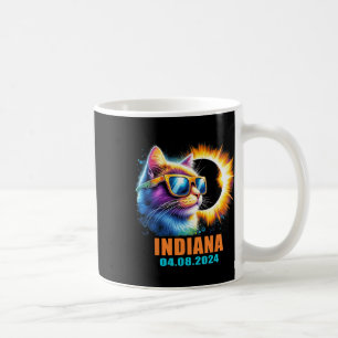 Indiana Total Solar Eclipse 2024 Cat Solar Eclipse Kaffeetasse